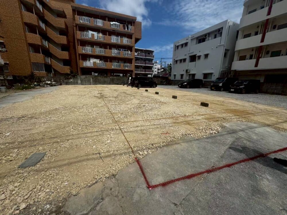 浦添市内間RC3階造アパート解体撤去工事